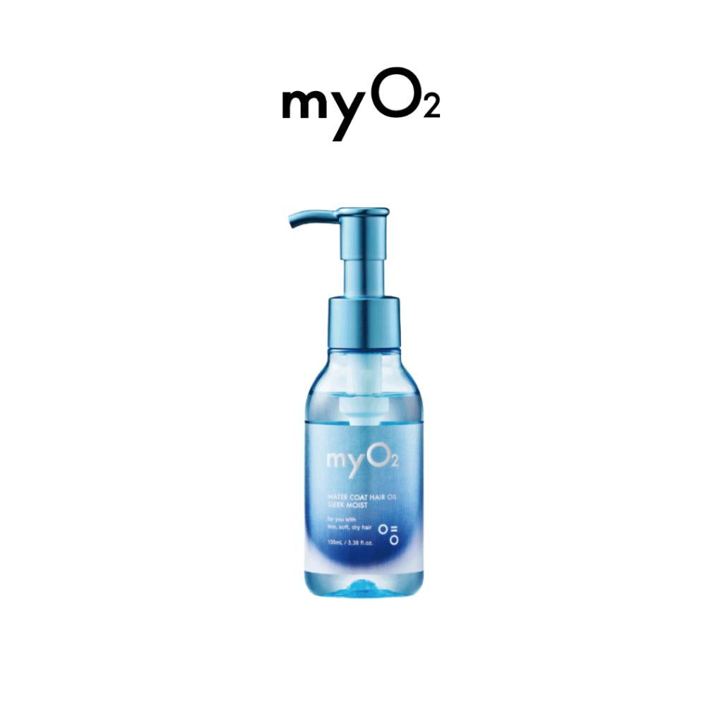 myO2 Watercoat Deep Moist/Sleek Moist Shampoo 450ml / Treatment 450g / Hair Oil 100ml