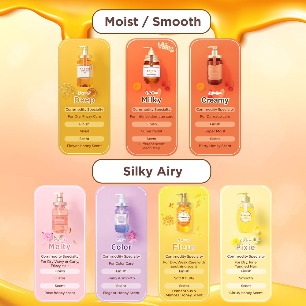 &honey Milky Precious Ex Hair Oil 105ml