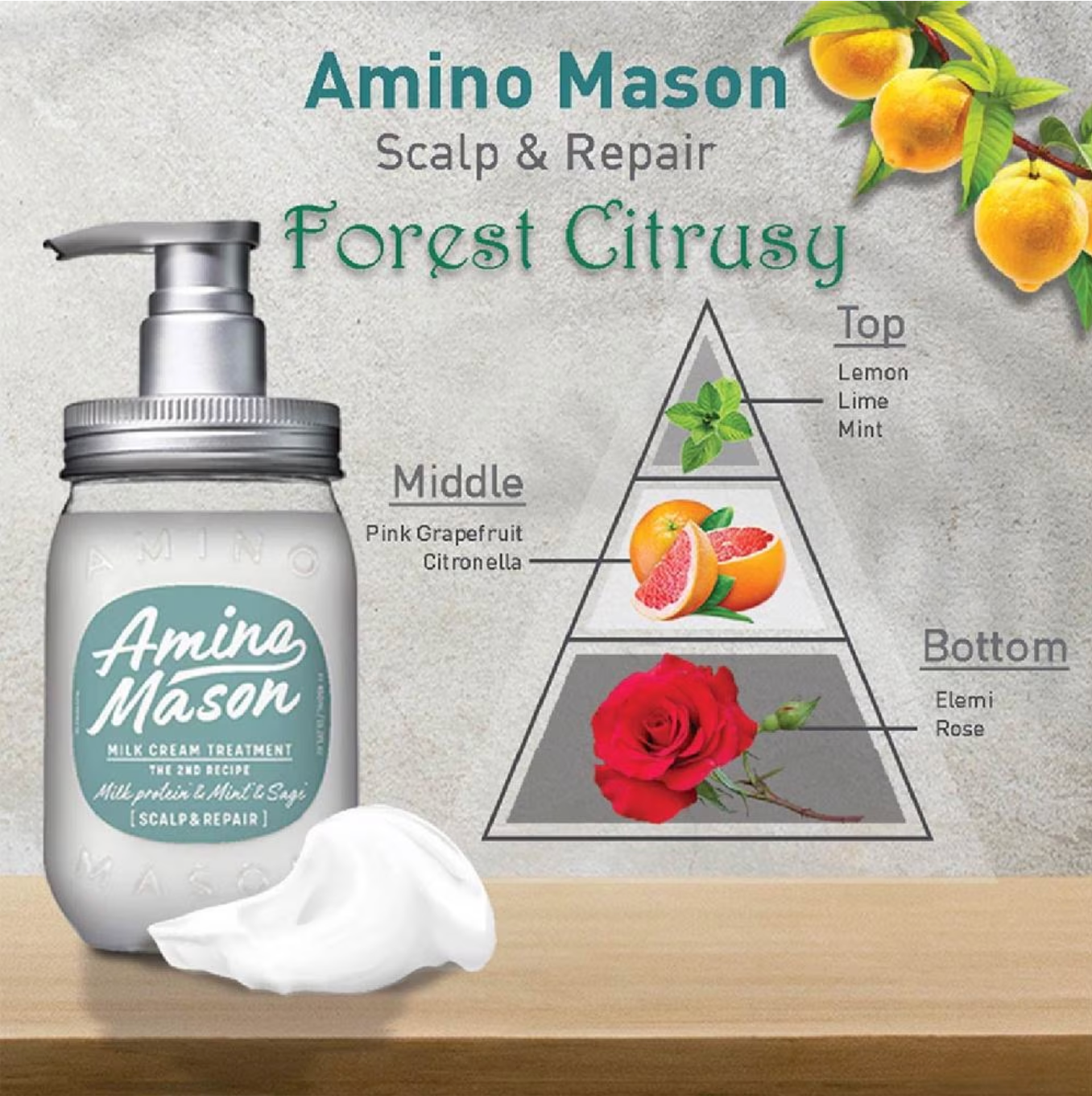 AMINO MASON Scalp & Repair Milk Cream Shampoo 450ml