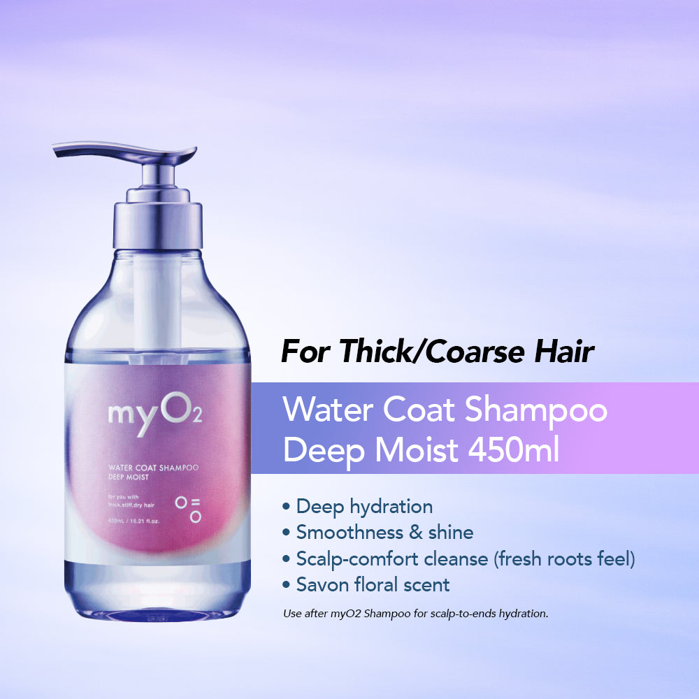 myO2 Water Coat Deep Moist Shampoo 450ml