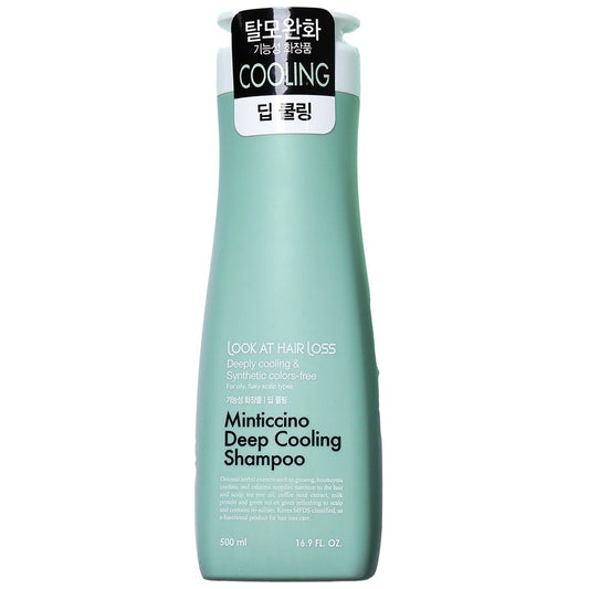 LOOK AT HAIR LOSS Minticcino Deep Cooling Shampoo 500ml