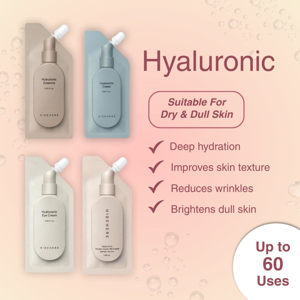 HIDEHERE Cleanser / Essence / Serum / Sun Protector / Mask 25ml [Hyaluronic / Vita Elixir / Cica Care / Collagen ]