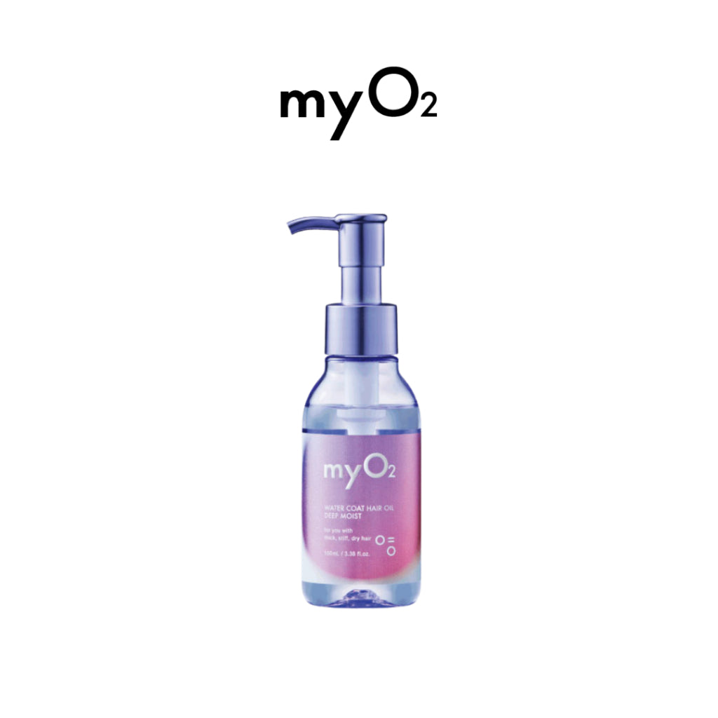 myO2 Watercoat Deep Moist/Sleek Moist Shampoo 450ml / Treatment 450g / Hair Oil 100ml