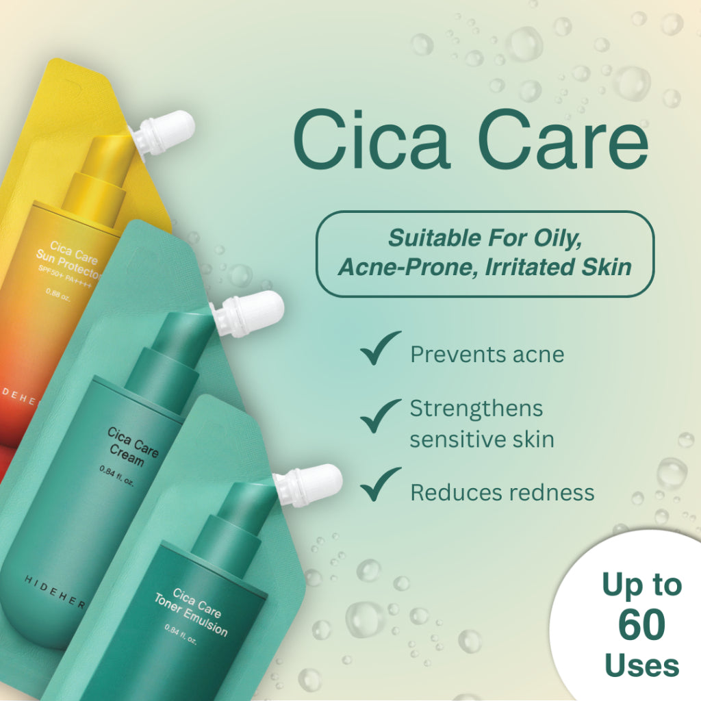 HIDEHERE Cleanser / Essence / Serum / Sun Protector / Mask 25ml [Hyaluronic / Vita Elixir / Cica Care / Collagen ]