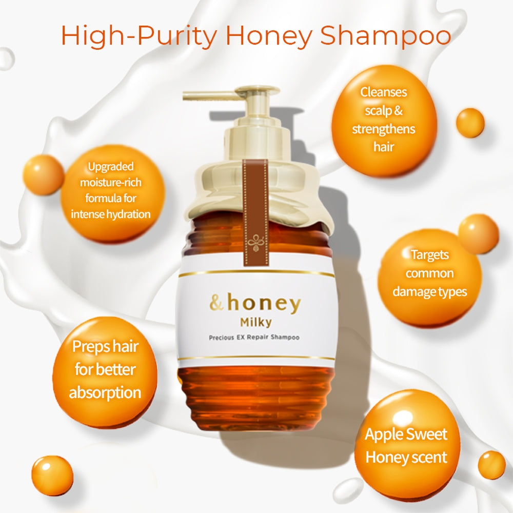 &honey Milky Precious Ex Shampoo 500ml
