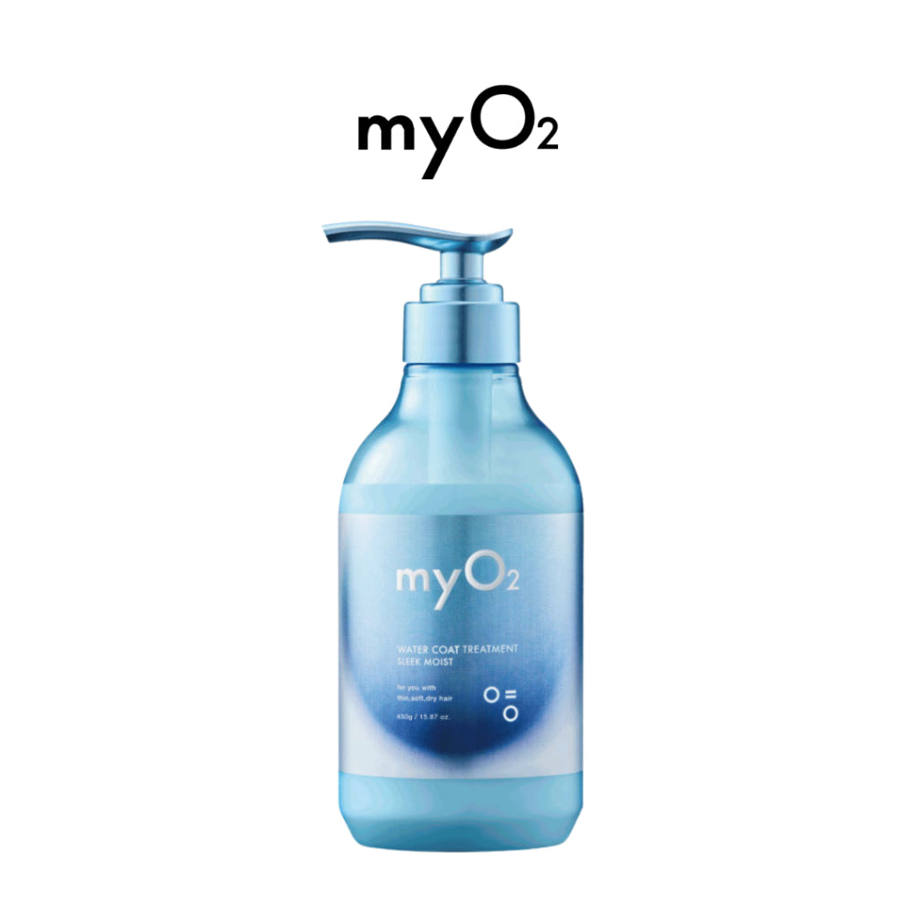 myO2 Watercoat Deep Moist/Sleek Moist Shampoo 450ml / Treatment 450g / Hair Oil 100ml