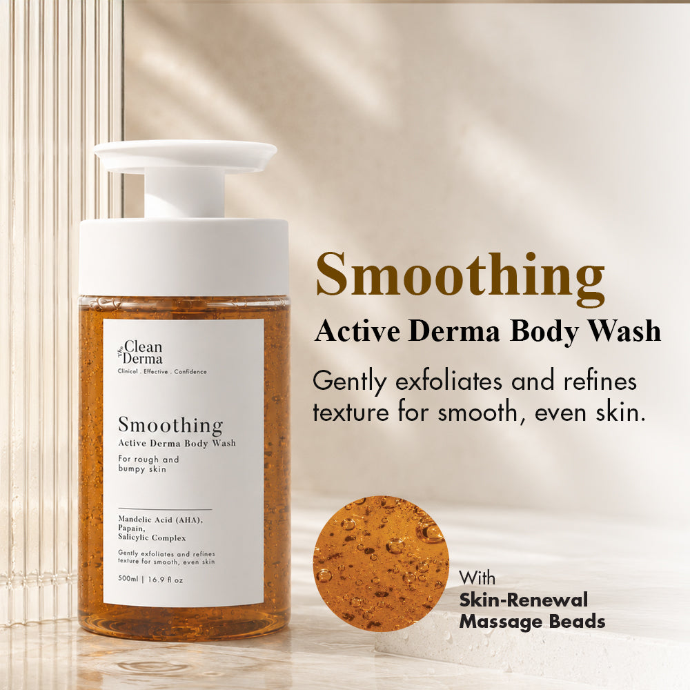 THE CLEAN DERMA Smoothing Active Derma Body Wash 500ml