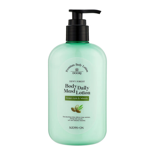 DOORI Soope on Dewy Forest Body Daily Mood Lotion Green nuts & Woody 380ml