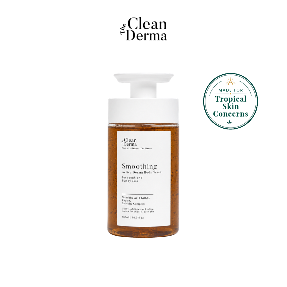 THE CLEAN DERMA Smoothing Active Derma Body Wash 500ml