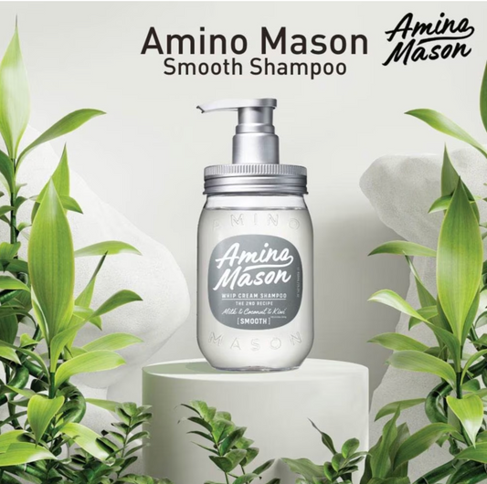 AMINO MASON Whip Cream Smooth Repair Shampoo (For Normal to Fine, Volumeless Hair) 450ml