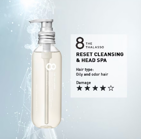 8 THE THALASSO Reset Cleansing & Head Spa Pre-Shampoo (For Scalp Detox & Odor Control) 200ml