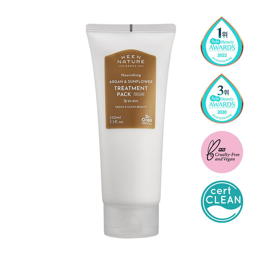 Dr. Olga Keen Nature Nourishing Argan & Sunflower Treatment Pack 210ml