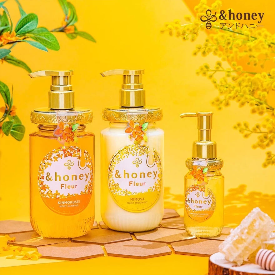 &HONEY Fleur Kinmokusei & Mimosa Moist Hair Oil 100ml