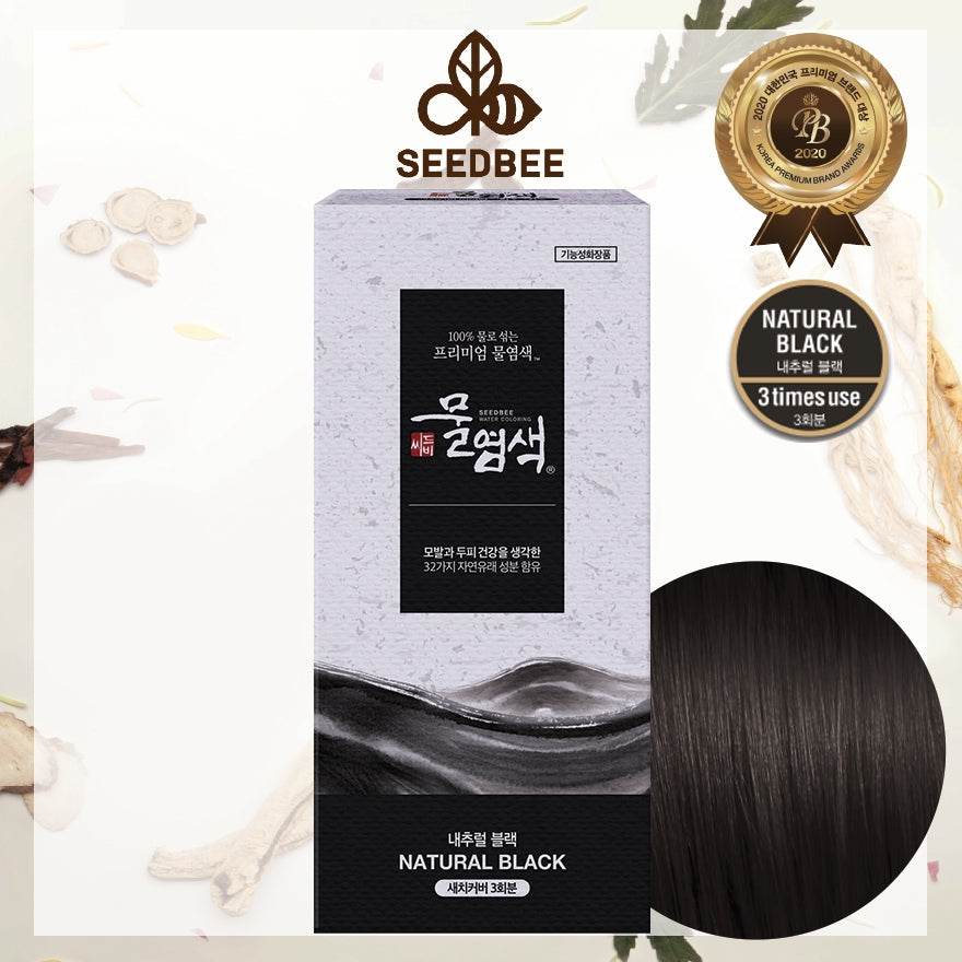 PAM&ROY / SEEDBEE Herb Water Hair Colour-For Grey Hair Coverage 30g/10g