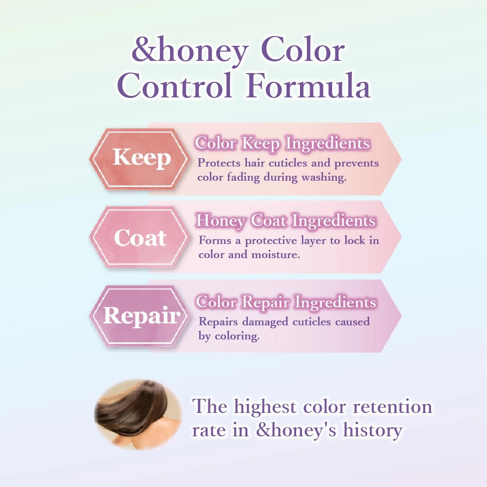 &honey Color Control Repair Shampoo 440ml