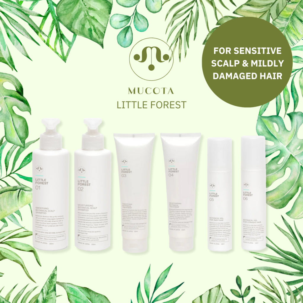 MUCOTA Little Forest 01 Smoothing Botanical Scalp Shampoo [For Sensitive Scalp & Mildly Damaged Hair] 250ml