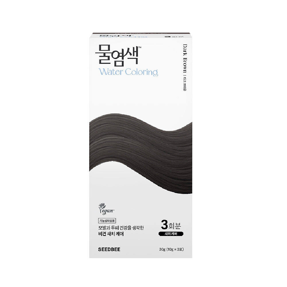 PAM&ROY / SEEDBEE Herb Water Hair Colour-For Grey Hair Coverage 30g/10g