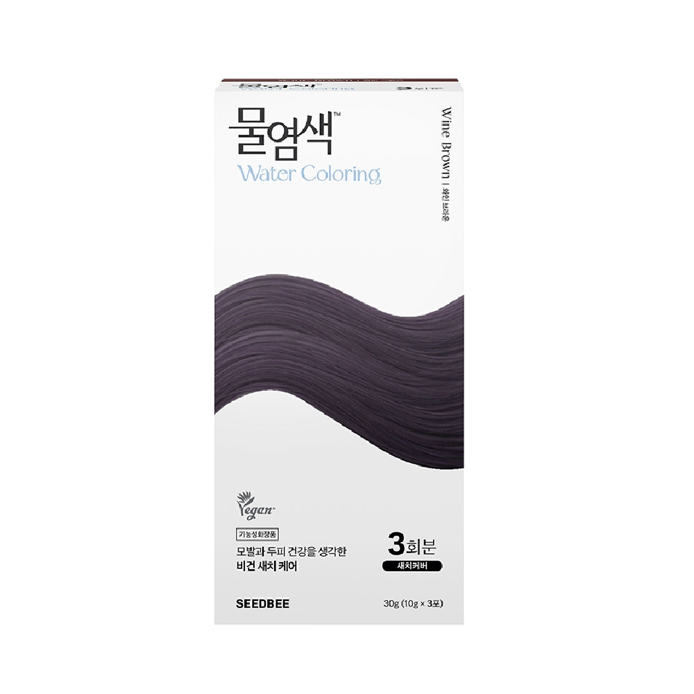 PAM&ROY / SEEDBEE Herb Water Hair Colour-For Grey Hair Coverage 30g/10g