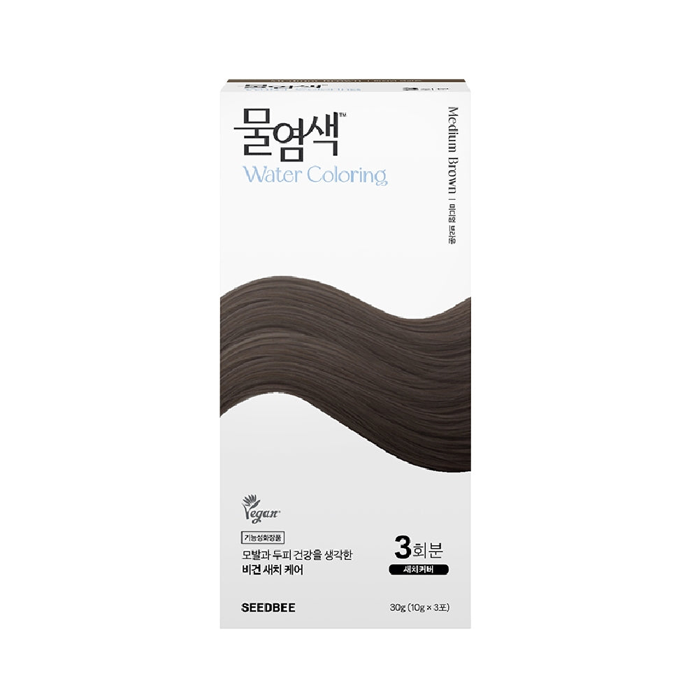 PAM&ROY / SEEDBEE Herb Water Hair Colour-For Grey Hair Coverage 30g/10g